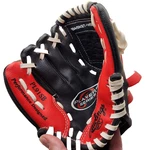 Rawlings Players Series Baseball Glove 9" Right Hand Throw PL91SB Black Red. Fixed Price $16.00.