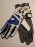 Adidas Gloves. Unisex Adult Batting Royal Blue, White. Size Xl. New.. Fixed Price $18.00.