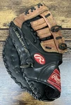 Rawlings Lefty First Base Mitt Glove The Mark Of Pro Gold Co.. Fixed Price $60.00.