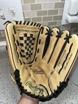 Rawlings Playmaker Gold PM2709AB Softball Glove 13.5" For Right Hand Throws. Fixed Price $24.95.