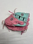 Girl's Baseball T-ball Glove Wilson 10" A2446 It's Thing Pink Turquoise. Fixed Price $15.00.