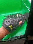 Mizuno Gmvp 1258P Glove 12.5" Fastpitch Baseball Black Leather Rht. Fixed Price $75.00.