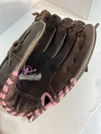 Rawlings WFP120 Womens Girls 12" Fastpitch Softball Glove Leather Pink Trim. Fixed Price $18.99.