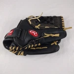 Rawlings RSS130C Softball Glove Inch Basket Web Leather Black Tan Rht. Fixed Price $30.00.