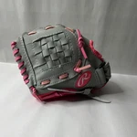 Rawlings Storm ST100GP 10" Girls Gray Pink Baseball Softball Glove Basket-web. Fixed Price $9.99.