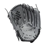 Softball Glove Slowpitch Left Hand Throw Black Grey Wilson A360 2021 SP14. Fixed Price $74.99.