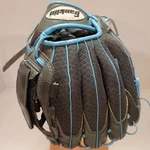 Franklin Baseball Glove Youth 10.5" 22750 Shok Sorb Right Hand Throw Gray & Blue. Fixed Price $12.95.
