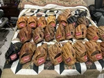 Lot Of Rare Horween Rawlings Hoh Made Usa Gloves + More. Fixed Price $9500.00.