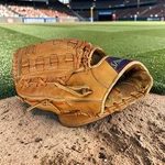 Spalding Baseball Glove Double Action Web Leather Lht 42-8333. Fixed Price $12.99.