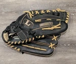 Louisville Slugger Genesis 1884 GENBD-1400 14" Black Baseball Gloves Rht. Fixed Price $35.00.