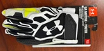 Ua Motive Heatgear Boys Batting Gloves White/black, Youth Large, Nwt. Fixed Price $24.99.
