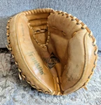 Vtg. Franklin Field Master 4795TN-JR. Catchers Mitt Hand Formed Pro Tanned Rht. Fixed Price $24.99.