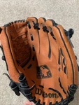 Wilson 11 Genuine Leather Baseball Glove Flex Back Crown Web Soft Lining A0350. Fixed Price $16.99.