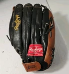 Rawlings Renegade Series RS1308 Black/brown 13" Basket Weave Baseball Glove Lht. Fixed Price $22.75.