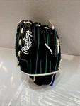 Rawlings Softball Glove WFP115MT Right Hand Throw Leather Palm Black Fast Pitch. Fixed Price $25.00.