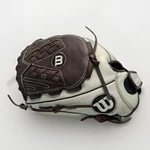 Wilson A950 Baseball/softball 12.5" Glove Mitt Left Hand Throw Lht White/brown. Fixed Price $59.99.