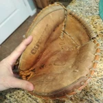 Baseball Glove Mizuno Franchise Model C001 Pro Scoop Catchers Mitt Power Lock. Fixed Price $59.00.