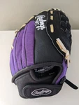 Rawlings Playmaker Series Glove PM11BPUR 11" - Right Hand Throw Purple Black. Fixed Price $14.99.