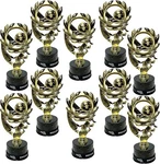 10 Pack Soccer Trophies 7" Awards Set With Silicone Wrist Bands Kids. Fixed Price $69.99.