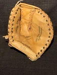Vtg. Johnny Walker First Baseman's Glove Rh Professional Mitt Model B-11. Fixed Price $19.99.