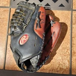Rawlings FP125 12.5 Fastpitch Softball Glove Basket-web Full Grain Leather Rht. Fixed Price $16.99.