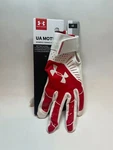 Under Armour Ua Motive Batting Gloves Women Size Large White/red New With Tags. Fixed Price $34.99.