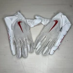 Nike Vapor Jet Receiver Football Gloves White Large. Fixed Price $14.99.