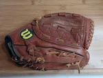 Wilson Leather Baseball Glove 12" A9650 FP1 Rht Dual Finger Stall Soft. Fixed Price $24.99.