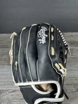 Rawlings Baseball Glove Highlight Series HFP125BW 12.5" Black & White Rht. Fixed Price $21.95.