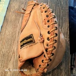 Red Sox Lovers!! Carlton Fisk Wilson Pro-toe A2514 Catcher Mit. Fixed Price $53.50.