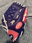 Rawlings HFP10PPW 10IN Rht Leather Softball Baseball Glove Purple Pink GR8 Shape. Fixed Price $18.49.