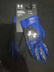 New Youth Boys Under Armour Clean Up Batting Glove 1378766 - Medium Navy. Fixed Price $19.95.