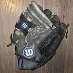 Wilson A0650 SG12 12" Baseball Glove Blue Gray Black Rht Top Grade Leather Nice!. Fixed Price $16.46.