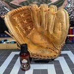 Vintage Rawlings Mickey Mantle GJ99 Baseball Glove Relaced Nice Shape. Fixed Price $79.00.