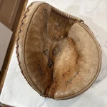 Vintage Leather Baseball Glove Hutch Catcher's Mitt Rh C256. Fixed Price $35.00.
