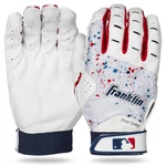 Franklin Sports Mlb 2ND Skinz Drip Batting Gloves Adult Large White Navy Red. Fixed Price $35.19.