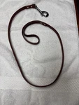 Quality Brown Latigo Leather Dog Leash 30" Made In Usa Handcrafted. Fixed Price $17.95.
