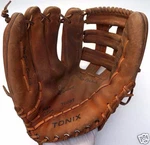 Vintage Tonix Winner 12" Right Handed Top Grain Cowhide Leather Baseball Glove. Fixed Price $37.99.
