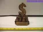 Decade Awards Gold Dollar/money Sign Trophy. Fixed Price $24.98.
