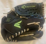 Easton Baseball Glove Black 13" SVSM1300 Rht Leather Double Deep Pocket. Fixed Price $25.00.