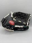 Rawlings WFP115MT 11.5 Fast Pitch Girls Softball Glove Mitt - Black Leather. Fixed Price $19.99.
