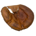 Vtg Wilson Twin Action Catchers Mitt Baseball Glove Jeff Torborg Dodgers A2570. Fixed Price $49.99.