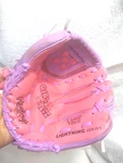 Rawlings Baseball Glove LS90P Inch Purple Girls Rule Rht Great Usable Shape. Fixed Price $9.99.