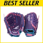 Rawlings Youth Softball Glove Purple/columbia Blue/pink$. Fixed Price $118.89.