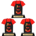 3 Pcs Chili Off Trophies Gold Chef Hat Cooking Trophy Prizes Awards. Fixed Price $36.83.