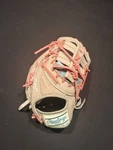 Rawlings Heart Of Hide 13" Baseball Glove First Leather Gray/blue Pink. Fixed Price $325.00.