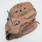Rawlings Girls FP115 11.5 Rht Fast Pitch Softball Glove Leather Palm Brown Pink. Fixed Price $18.99.