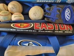 Easton Bats Redline B220, LX40 (2) Cond, (1) Glove, Bag & Balls. Fixed Price $99.95.