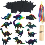 120PCS Scratch Dinosaur Craft Art Kits For Kids With 48 PAPER24. Fixed Price $33.63.