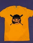 Short Sleeve Chalktalksports Baseball Halloween T-shirt. Fixed Price $14.99.
